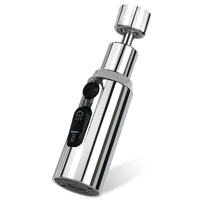 3-stufiger, Um 360° Drehbarer Wasserhahn-luftsprudler, Küchenspülen-brausekopf, Wasserbrise, Wasserhahn-düsenadapter