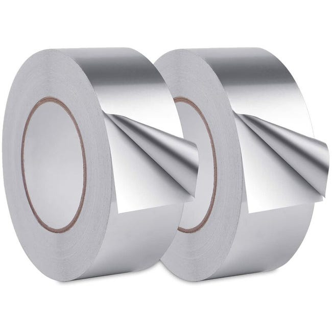 Aluminium-klebeband, Aluminium-dichtungsstreifen, Wasserfestes Aluminiumband, Für Küche, Bad, Elektriker, Metalloberflächen, 20 M X 30 Mm