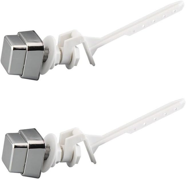Set Mit 2 Toilettenspülhebeln Mit Druckknopf, Ersatzteile Für Die Toilettenspülung