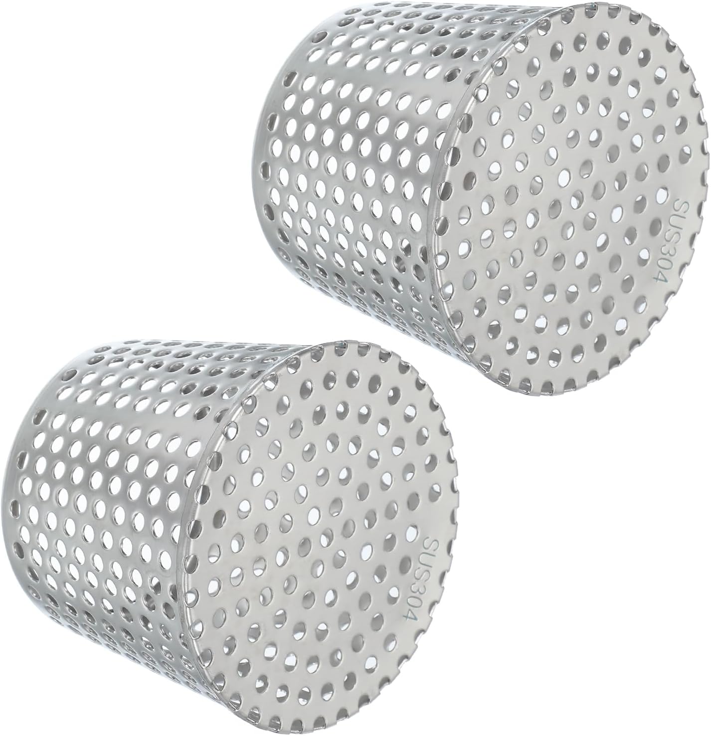 Dachrinnenfilter (4,3"–3,5"), 2 Stück 110 X 90 Mm Pvc, Endkappe, Dachrost, Konischer Edelstahlfilter Für Fallrohr