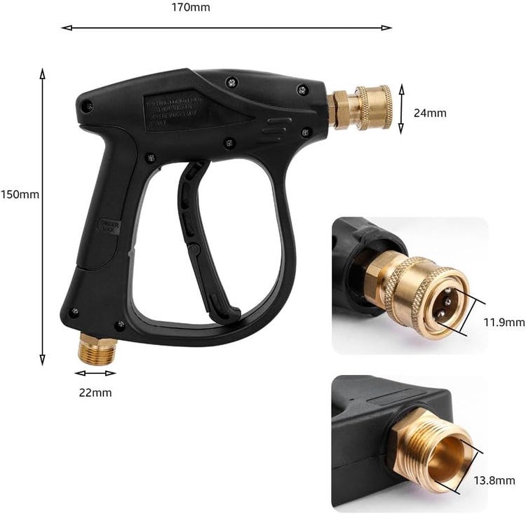 4350 Psi Hochdruckreinigerpistole – M22 Schnellanschluss-schaumpistole, Autowaschdüse