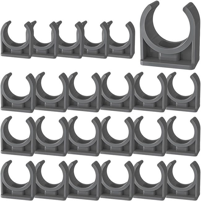 24-teiliges Set U-förmiger Schlauchschellen Zur Befestigung Von Schläuchen Aus Edelstahl, Kunststoff Und Gummi