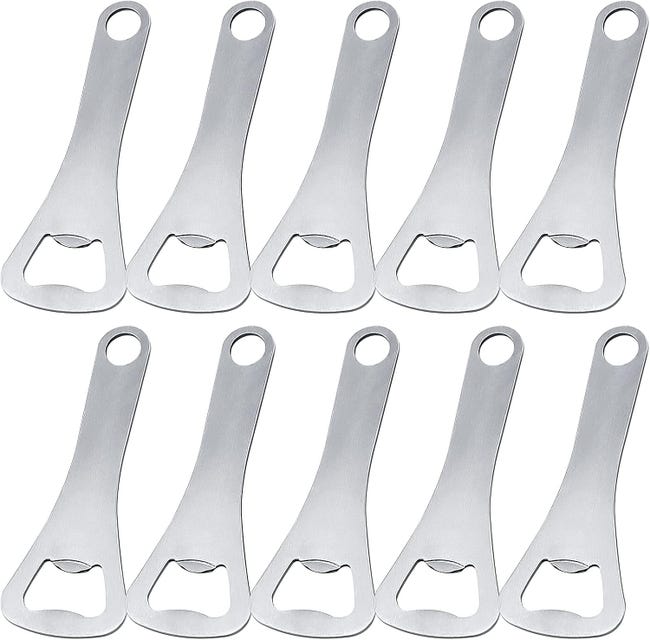 10 Stücke Flasche Opener Edelstahl Cocktail Shaker Bier Flasche Opener Bier Flasche Opener Edelstahl Bier Flasche Opener Home Bar Im Freien Männer