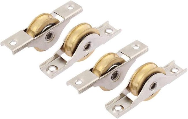 4 Stück Schiebetürrollen, Glasrollen, Fensterräder, 26 Mm Einzelrollen