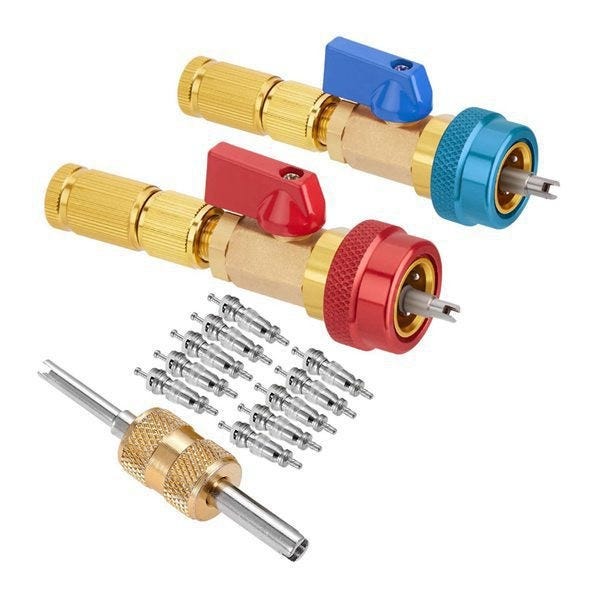 13-teiliges Schnellmontage- Und Demontage-set Für R134a-ventileinsätze Für Kälte- Und Klimaanlagen