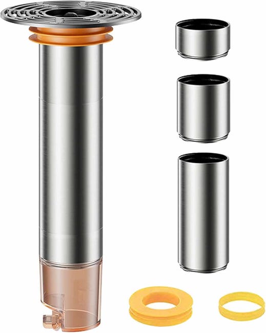 Geruchsdichter Duschstopfen, Duschgeruchsstopper Mit Herausnehmbarem Filter (32 Mm), Rückflussverhinderer Mit Geruchsstopper