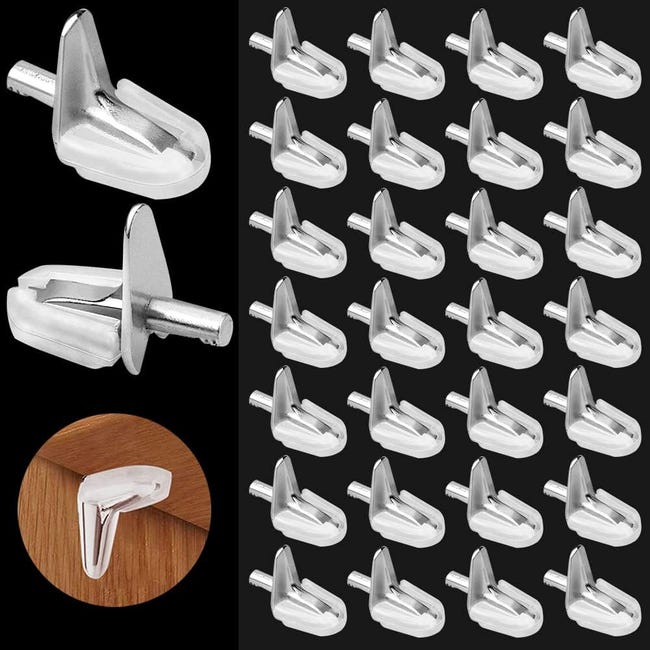 30 Stück 3-mm-regalstifte, Regalstützstifte, 3-mm-regalbolzen, Rutschfeste Regalstifte Für Schränke, Möbel Und Regale