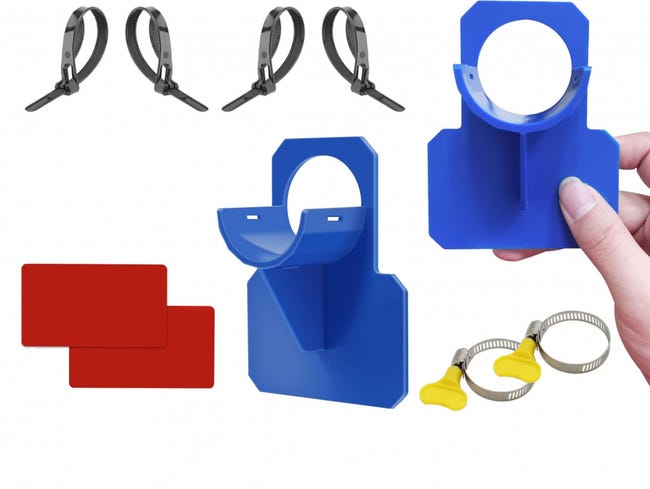 2-teiliges Poolschlauchhalter-set, Pooladapter, Poolzubehör Für Intex-pumpen-poolschlauchhalter (30 Bis 37 Mm)
