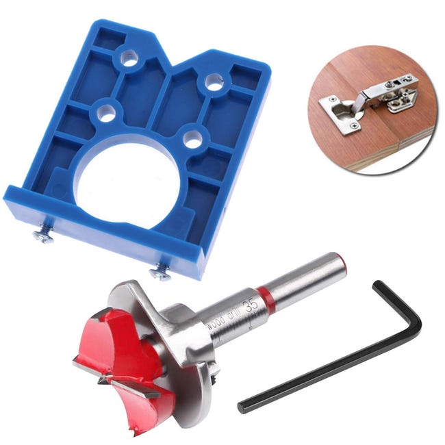 Bohrschablone Für Verdeckte Scharniere, 35-mm-bohrschablone Für Scharniere, Lochsägenschablone Für Scharniere