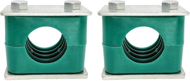 Satz Mit 2 Standard-hydraulikschlauchschellen Aus Kunststoff Für Schläuche Mit 25 Mm Außendurchmesser