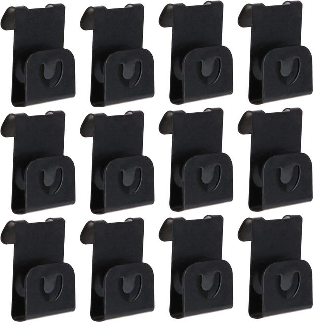 100 Stück Metall-bilderrahmenhaken, S-förmige Aufhängehaken Für 2 Mm Und 3 Mm Dicke Fotokartons Und Postkarten, Schwarz