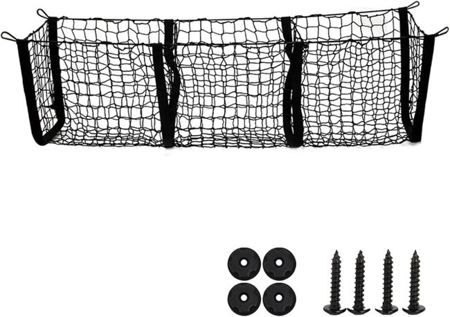 Kofferraumnetz, Flexibles Aufbewahrungsnetz, Wohnmobil-aufbewahrungsnetz Für Camping, Reisen Und Lagerung, 110 X 30 X 30 Cm, 1 Stück