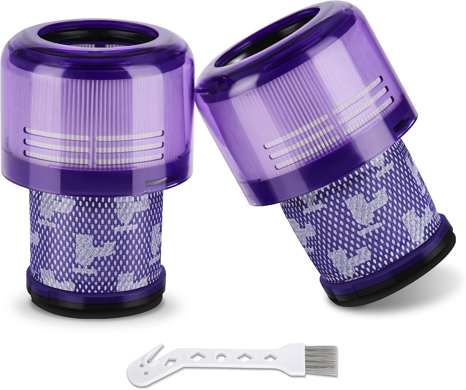 Filter Kompatibel Mit Dyson V11, V15, Sv14, Sv17, Sv22 Detect Absolute, 2 Stück Ersatzfilter Für Dyson Staubsauger, Lila