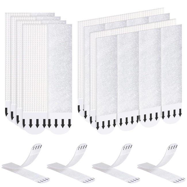 36 Paar (72 Streifen) Bilderaufhängestreifen, Bohrfreie Bilderaufhängung, Bohrfreie Wandmontage, Für 20 X 92 Mm Bilderrahmen