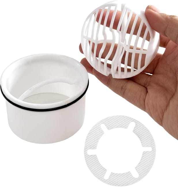 Duschhaarfilter-set, Ersatzhaarfilter, Passend Für Abflussstopfen 6960, 6963, 6961, 6962