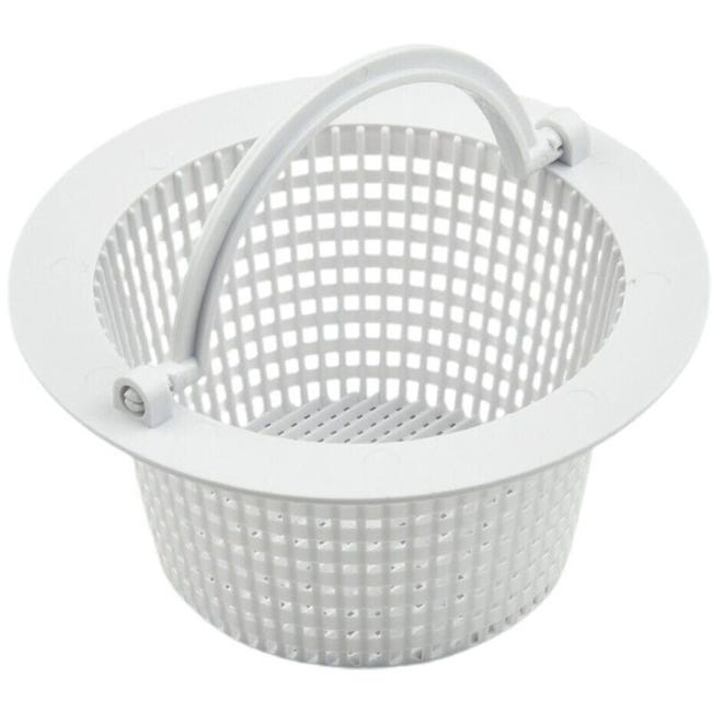 Runder Korb Für Aufstellpoolskimmer - Durchmesser 16 Cm - Weiß