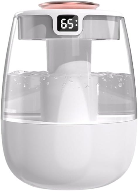 Luftbefeuchter Mit Top-fill-system, Usb-nebelbefeuchter, 20 Db, 3 Modi, Schlafzimmer-luftbefeuchter Mit Temperaturanzeige