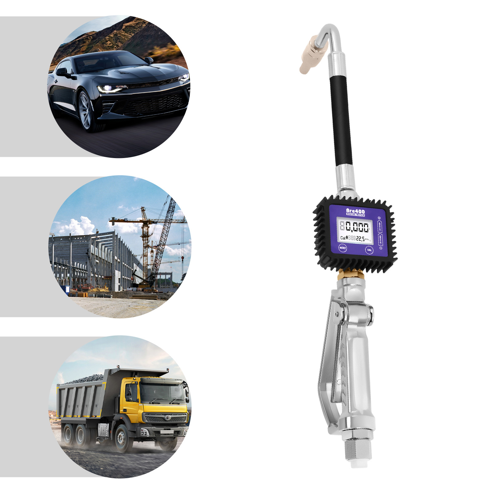 Yissale-ölpistole Mit Messgerät / Tankpistole Quantitative Zapfpistole Für Getriebeöl, Motoröl Und Frostschutzmittel - Für Lkw, Busse Und Baumaschinen