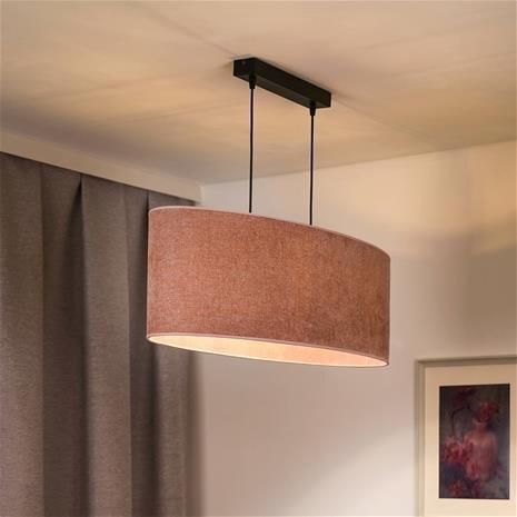 [neuwertig] B-ware Euluna Hängelampe Hängeleuchte Celine Led Pendelleuchte Lampe Pink 80cm Lang