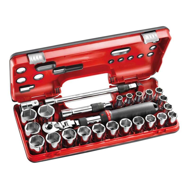 [gebraucht] B-ware Facom Steckschlüssel Werkzeugkoffer 21-tlg D-box Steckschlüssel Set Robust Und