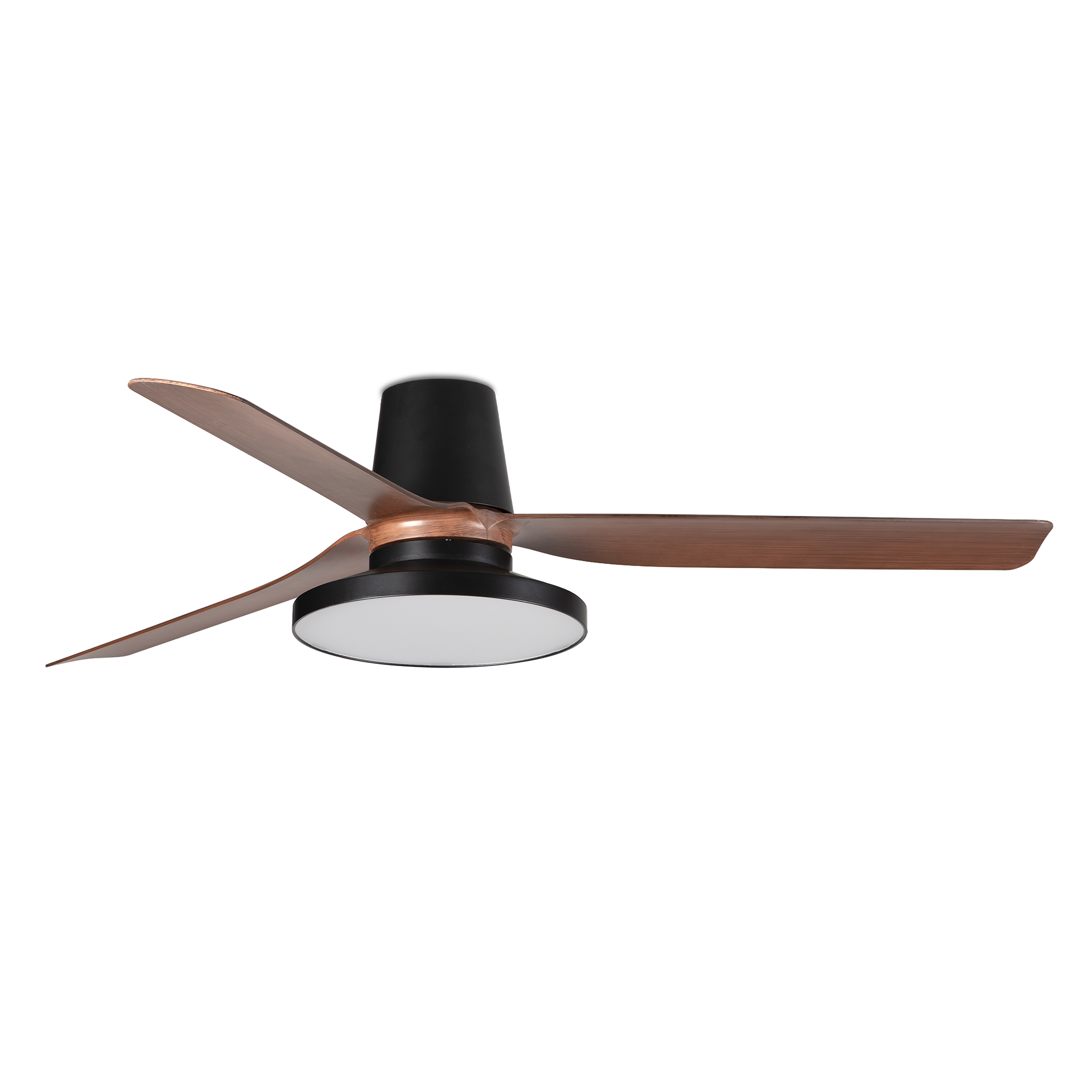 Punt Tub Tak M Ventilatore Nero/noce 2700k
