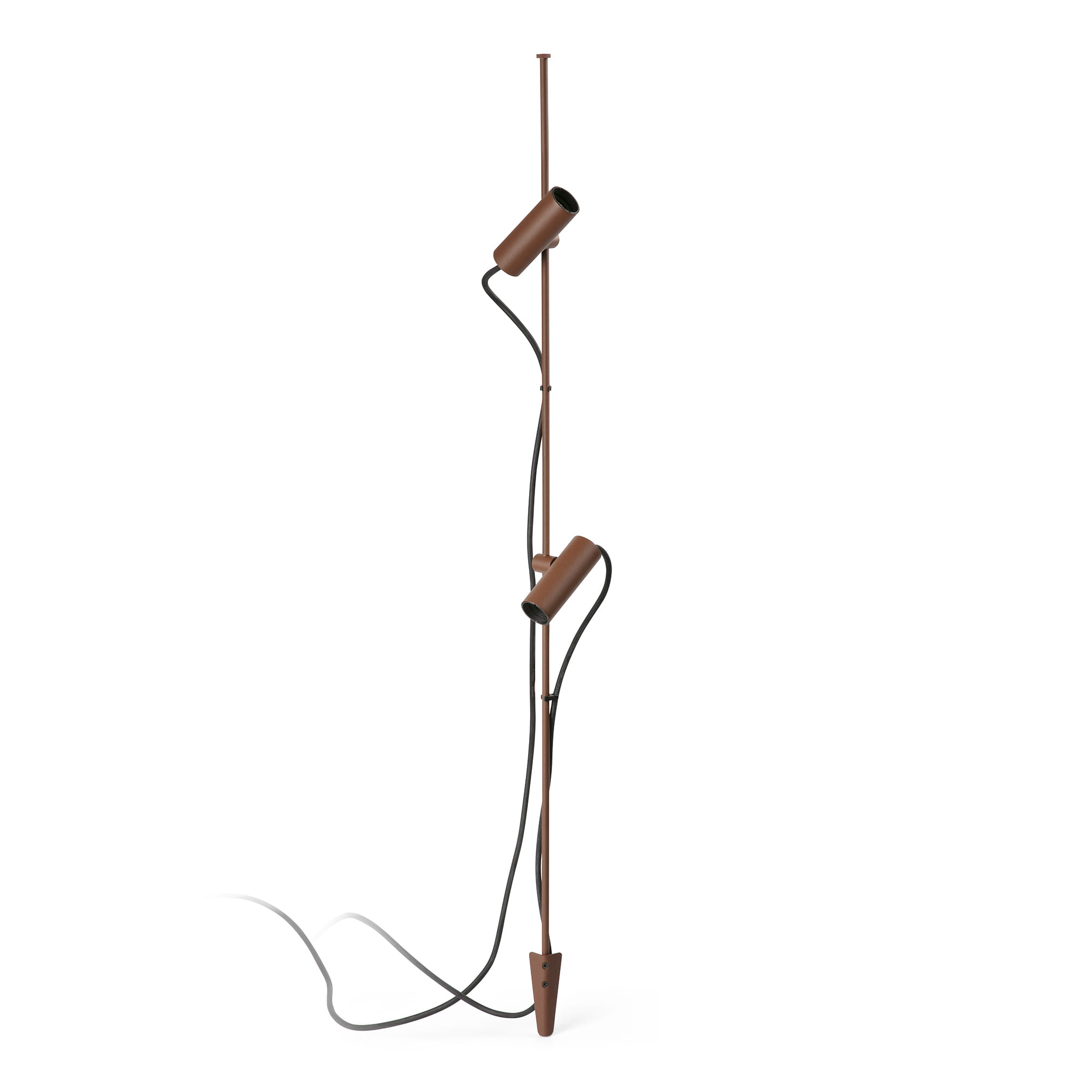 Clap 1030 Picchetto Marrone Ruggine 2x6w 3000k 38ø 24v