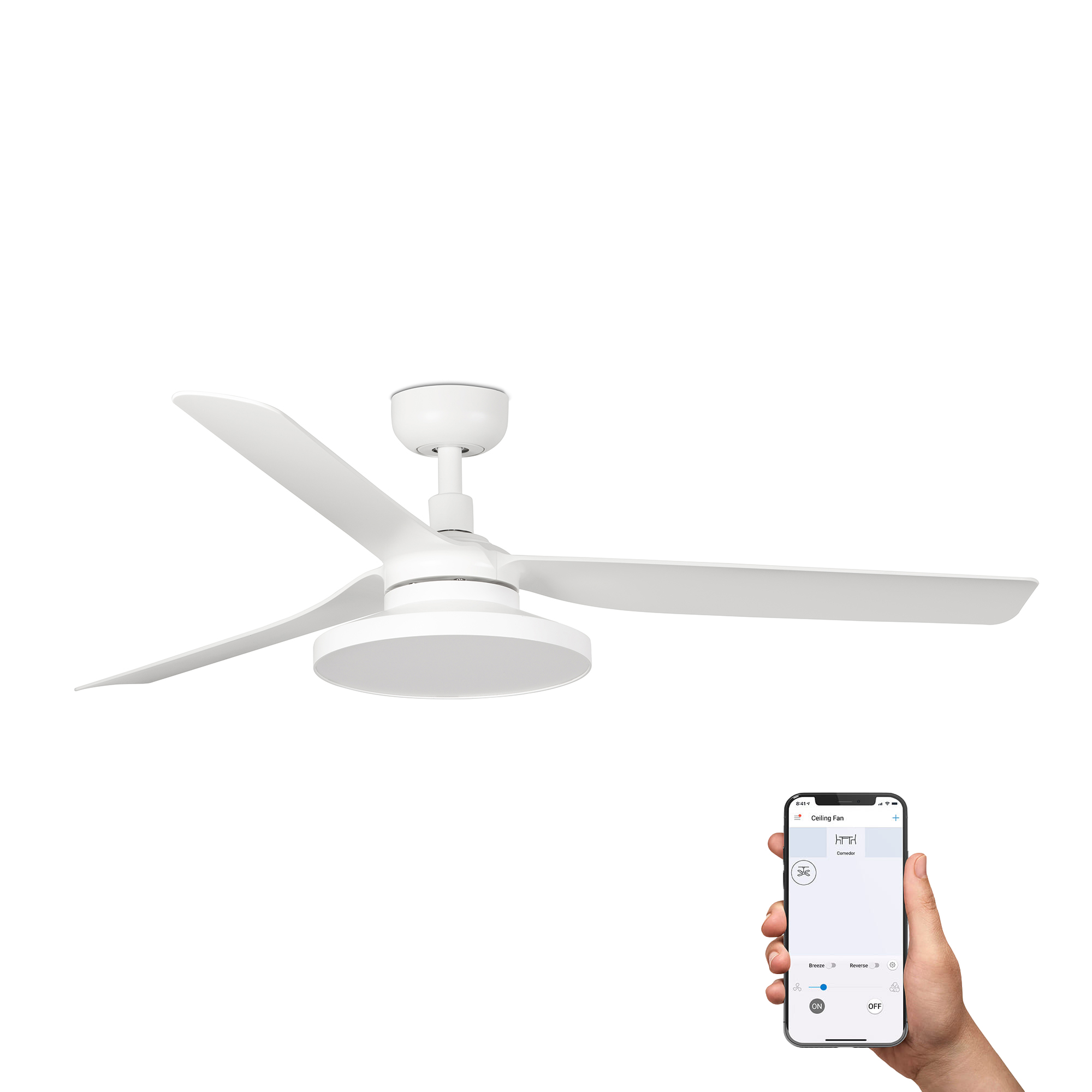 Punt Tak M Ventilatore Bianco 4000k Tuya