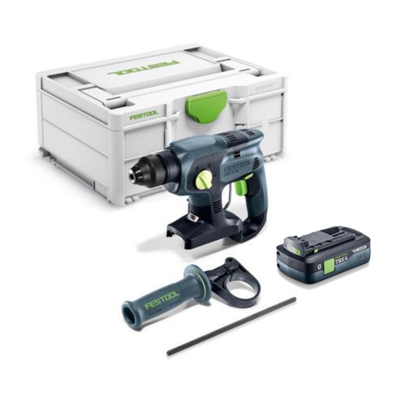 Festool Akku-kombihammer Khc-s 18-basic + Akkupack Bp 18 Tbx 4 C-asi - 578747a