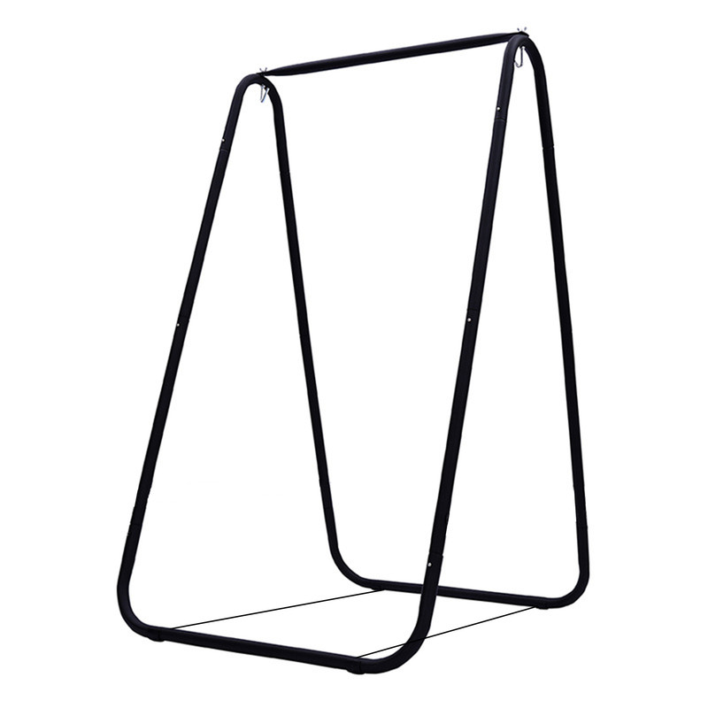 Fianao – Hängesesselgestell – Schaukelgestell – A-form, Hochbelastbar, Verformungsbeständig, Beschichteter Stahl, Rostgeschützt – Stabil, Ohne Hängesessel – Maße: 85 × 80 × 144 Cm