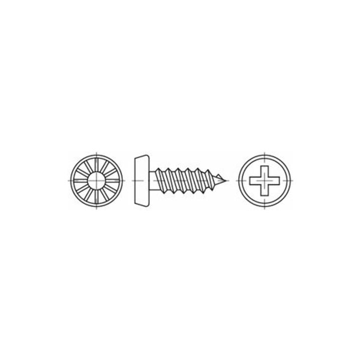 Art 89803 Profilverbindungsschraube St. 3,9 X 11 -h Phosphatiert Fk 500 Stk