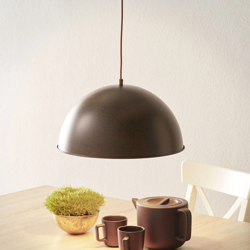 [neuwertig] B-ware Globo Pendellampe Hängeleuchte Xirena I Led Lampe Dimmbar Rost Gold Ø41cm