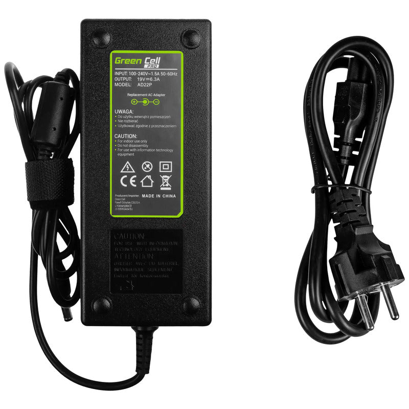 [neuwertig] B-ware Green Cell Pro Ad22p Netzteil 120w Schwarz Kompatibel Mit Toshiba Satellite