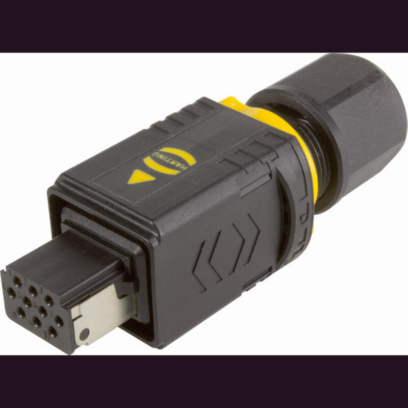 [neuwertig] B-ware Harting Kabelsteckverbinder 10-polig Crimpanschluss Ip65 5a 50v Polyamid 1 St.