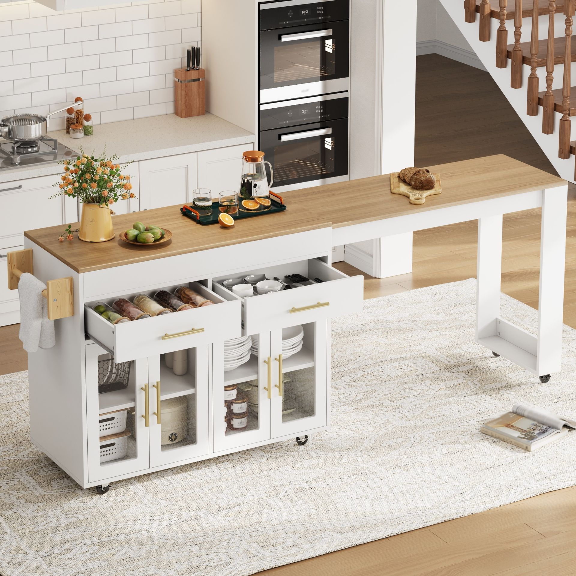 Couchtisch Aus Mdf In Weiß 78.51 X 56.49 X 18.01 Cm Homaire