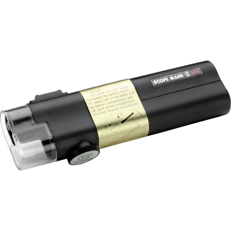 [neuwertig] B-ware Ideal Tek Handlupe 30x Vergrößerung Mit Beleuchtung Schwarz Tragbar 43g