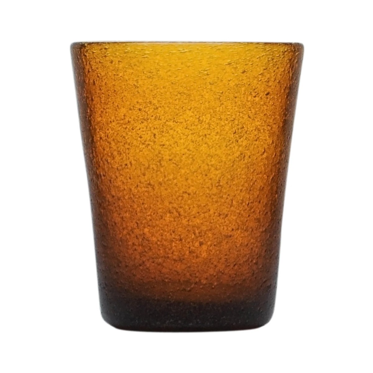 Amber Tumbler Aus Handgefertigtem Glas 7,8 Cm X 10 Cm 0,25 L