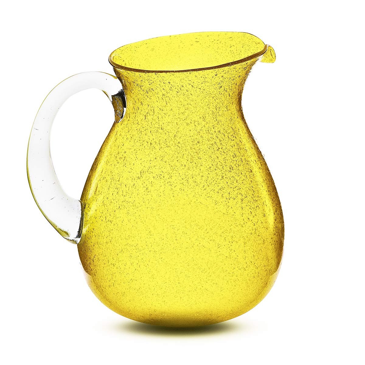 Gelbe Glaskaraffe Memento Originale 1,6 L, 21 Cm Hoch, 16 Cm Breit, 19 Cm Tief