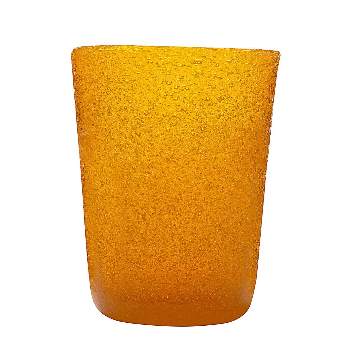 Tumbler Aus Mundgeblasenem Glas In Gelb Mandarin 7,8 Cm X 10 Cm 0,25 L