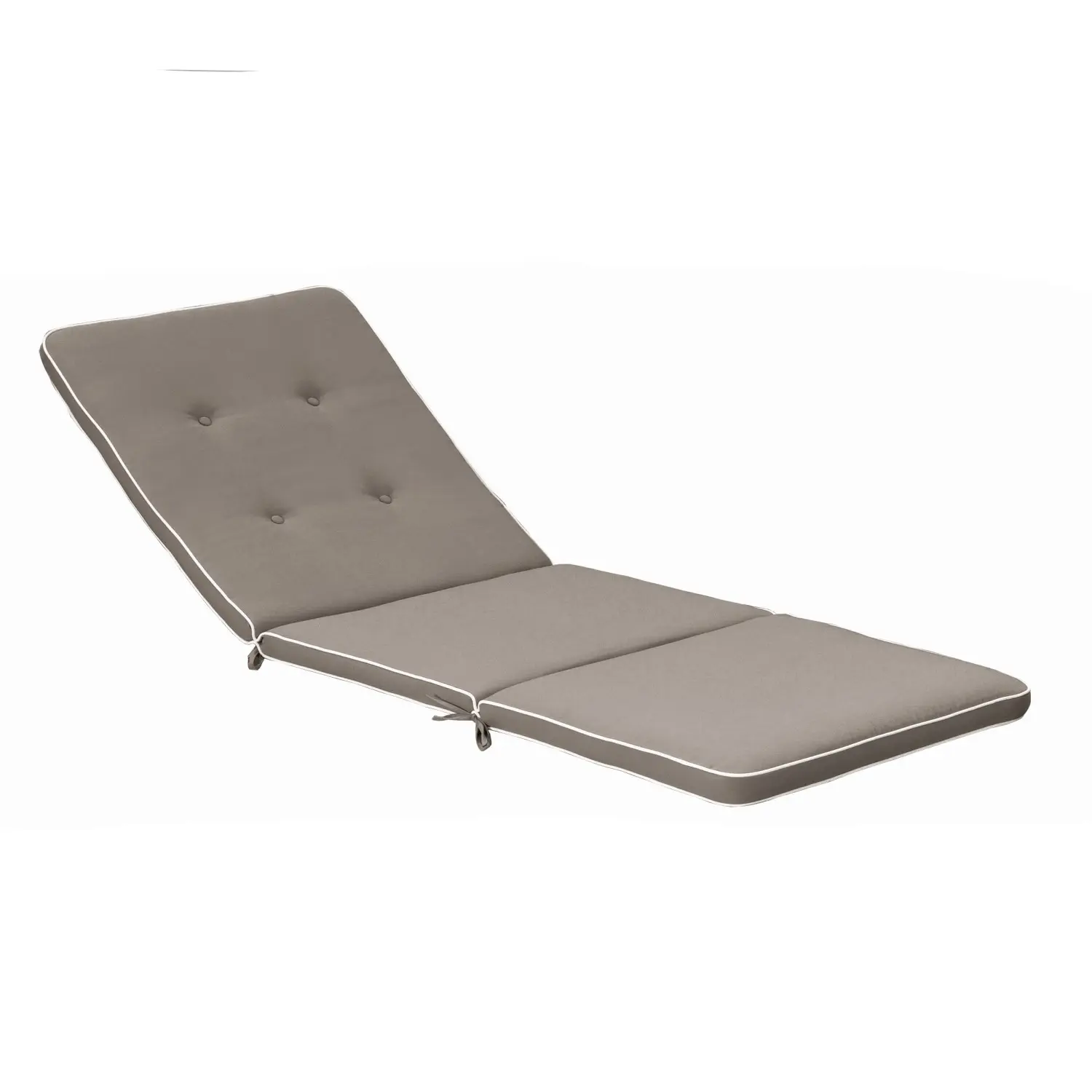 Gartenliege Kissen Tortora 200 X 63 Cm, Hochwertig, Waschbar, Elegantes Design