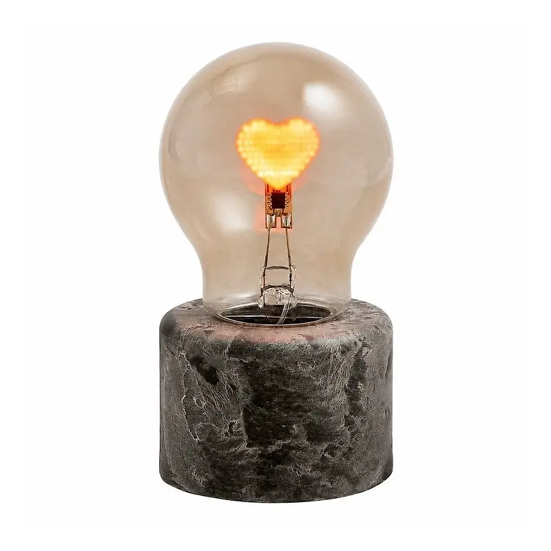 Tischlampe Mit Herz Ø8 × H13,5 Cm