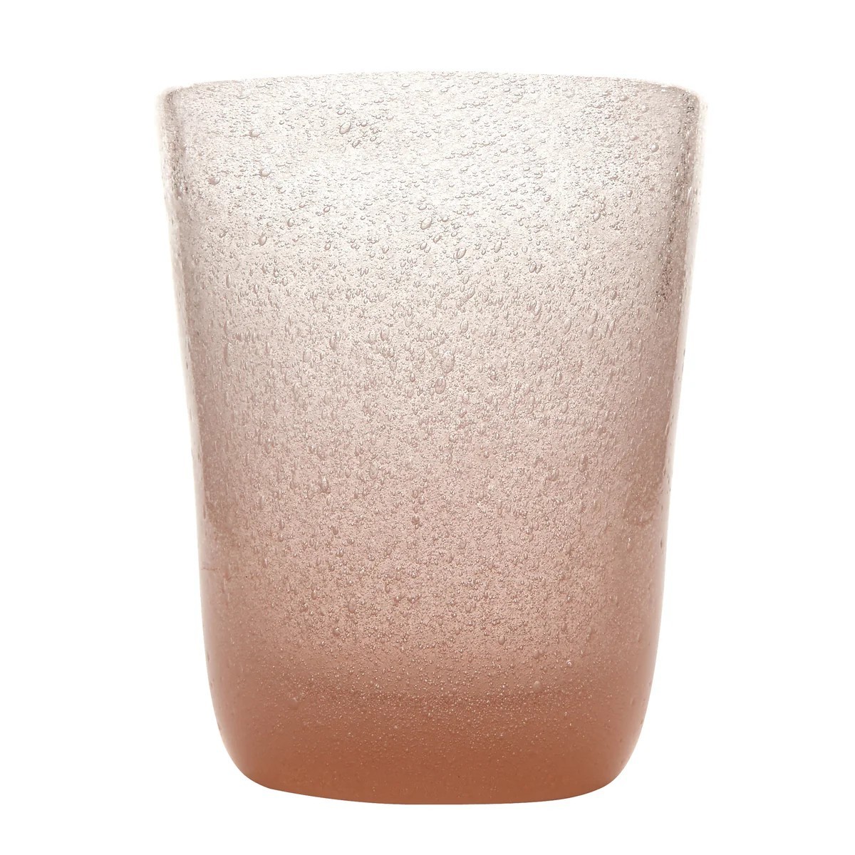 Glas Tumbler In Pfirsich, 7,8 Cm Durchmesser, 10 Cm Hoch, 0,25 L