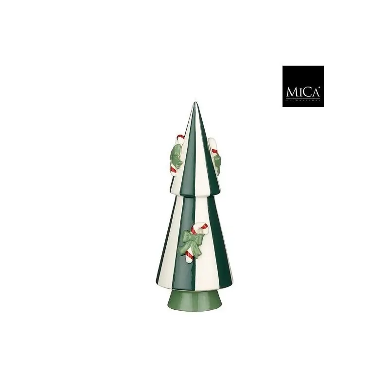 Weihnachtsbaum Dekorativ Grün Und Weiß 10,5 × 28 Cm