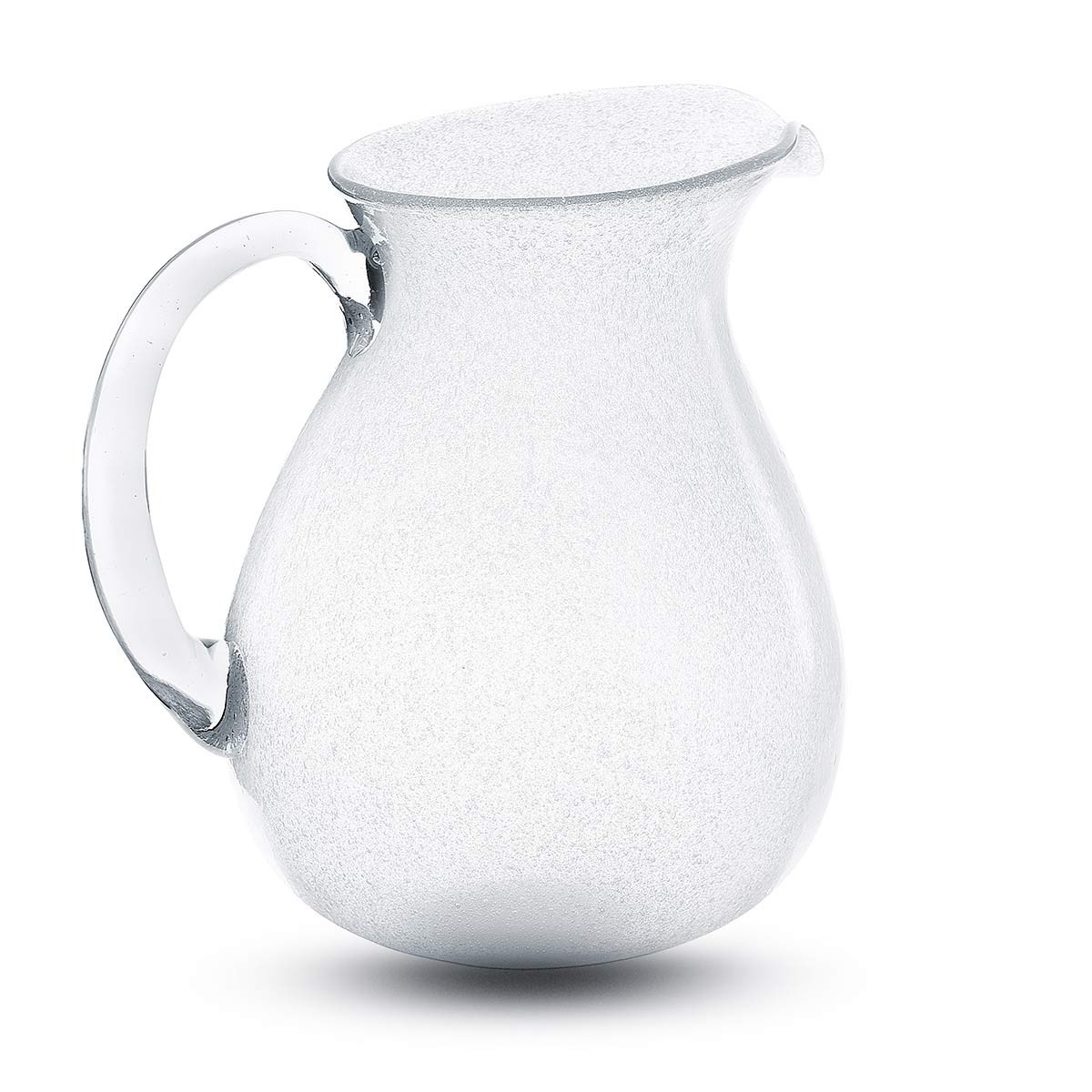 Weiß Transparente Karaffe Memento Originale Aus Mundgeblasenem Glas 1,6 L, 21 Cm Hoch, 16 Cm Breit, 19 Cm Tief