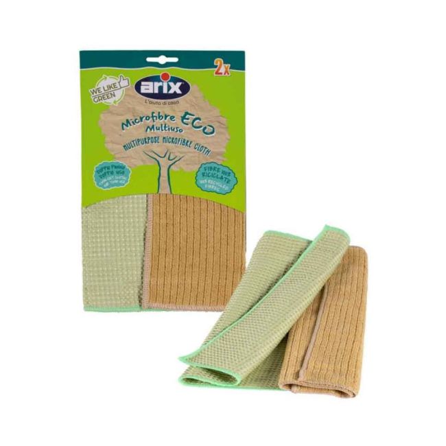 Arix Putzp Cloth Set Aus Recycelter Mikrofaser, 2 Stück