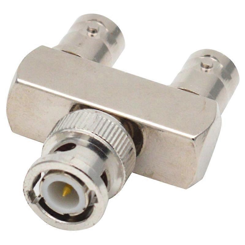Bnc-dreiwege-steckverbinder Aus Reinem Kupfer, Ein Stecker Auf Zwei Buchsen, Y-typ Bnc-stecker Auf Buchse, Bnc-jkk-hf-adapter