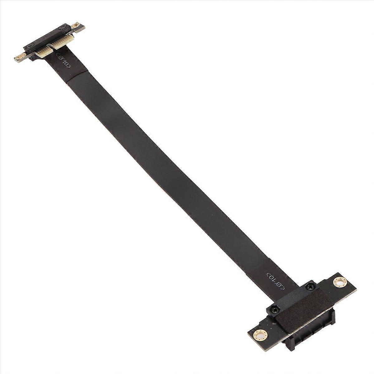 Pcie X1 Riser-kabel, Dual 90 Grad Rechtwinklig, Pcie 3.0 X1 Auf X1 Verlängerungskabel, 8 Gbit/s, Pci Express 1, 20 Cm
