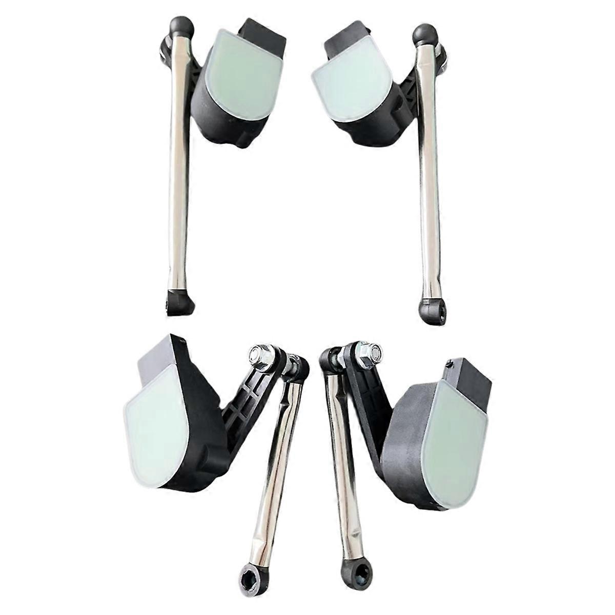 4-teiliger Höhensensor (vorne + Hinten) Mit Stange Für 08-14 55830-3m000/3m100 55830-3m200 558323m000 Schwarz Silber