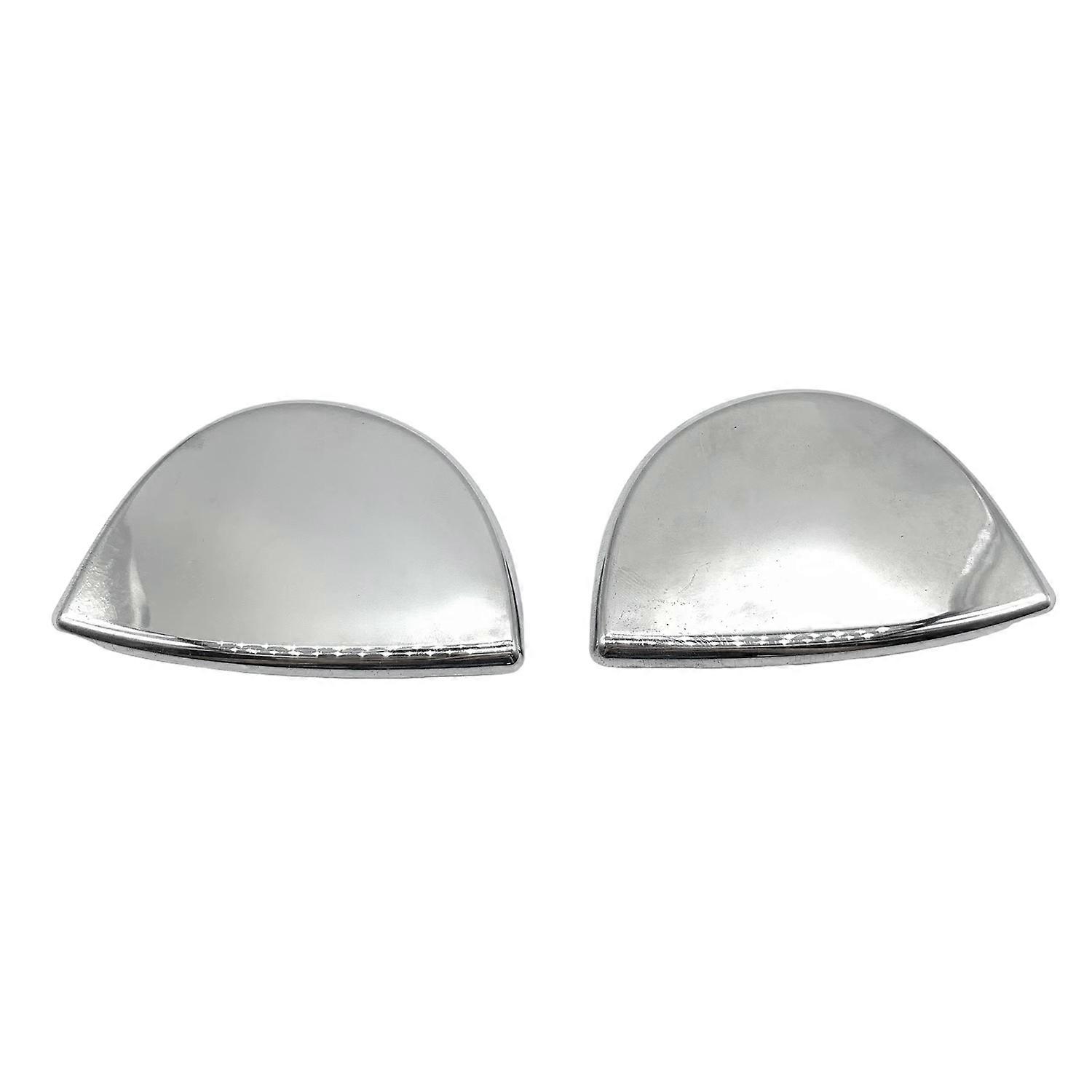 1 Paar Abdeckkappen Für Die Frontscheinwerfer-waschdüsen 61679805541 61679805542 Für Mini Countryman R60 R61 2010-2016, Verchromt, Silberfarben