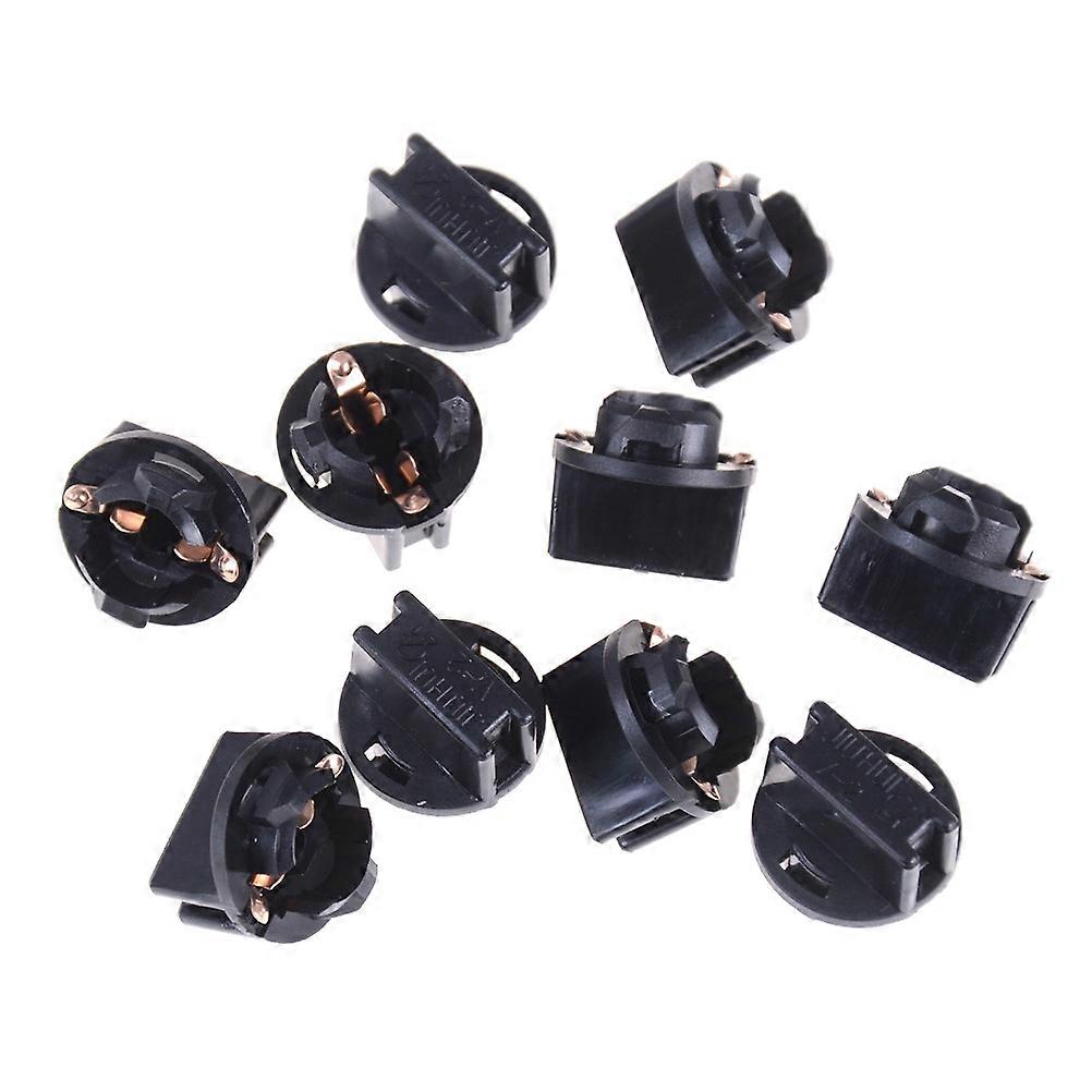 10 Stück T10-fassungen Für Armaturenbrett, Instrumententafel, T10 W5w 168 192 194, Drehverschluss-keilsockel, Lampenstecker Für Armaturenbrett, Glühbirnen