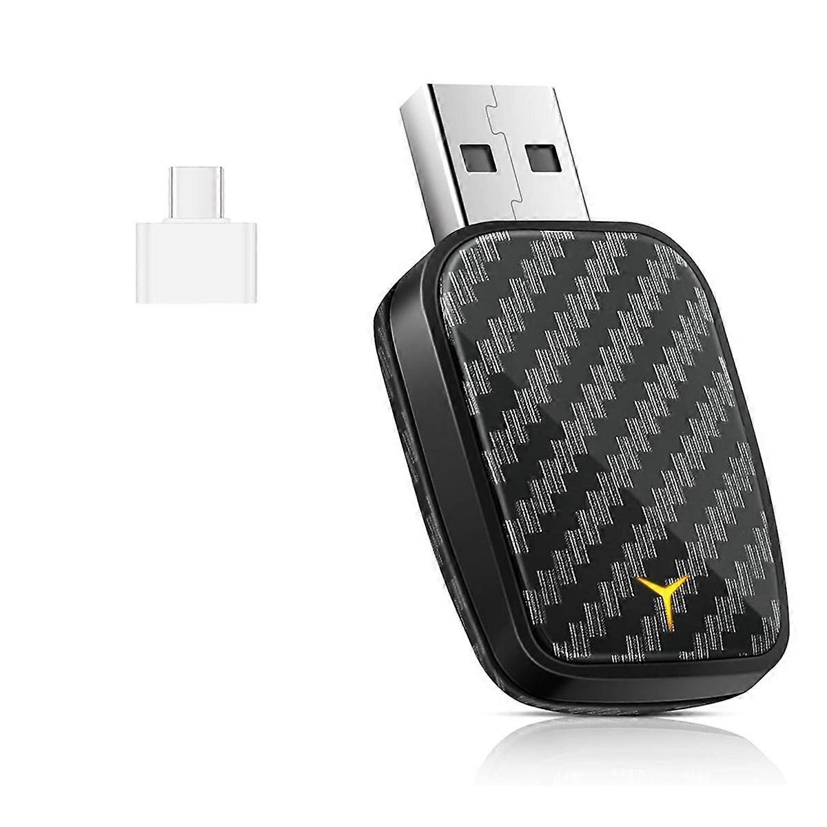 Kabellose Carplay- Und Android Auto-box 2-in-1: Kabelgebundener Zu Kabelloser Dongle, Plug & Play Für Carplay Und Android Auto